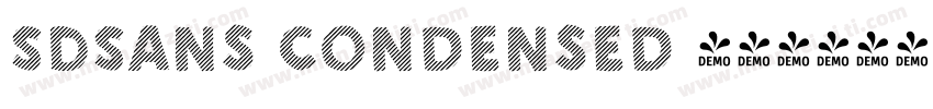 SDSans Condensed 字体字体转换